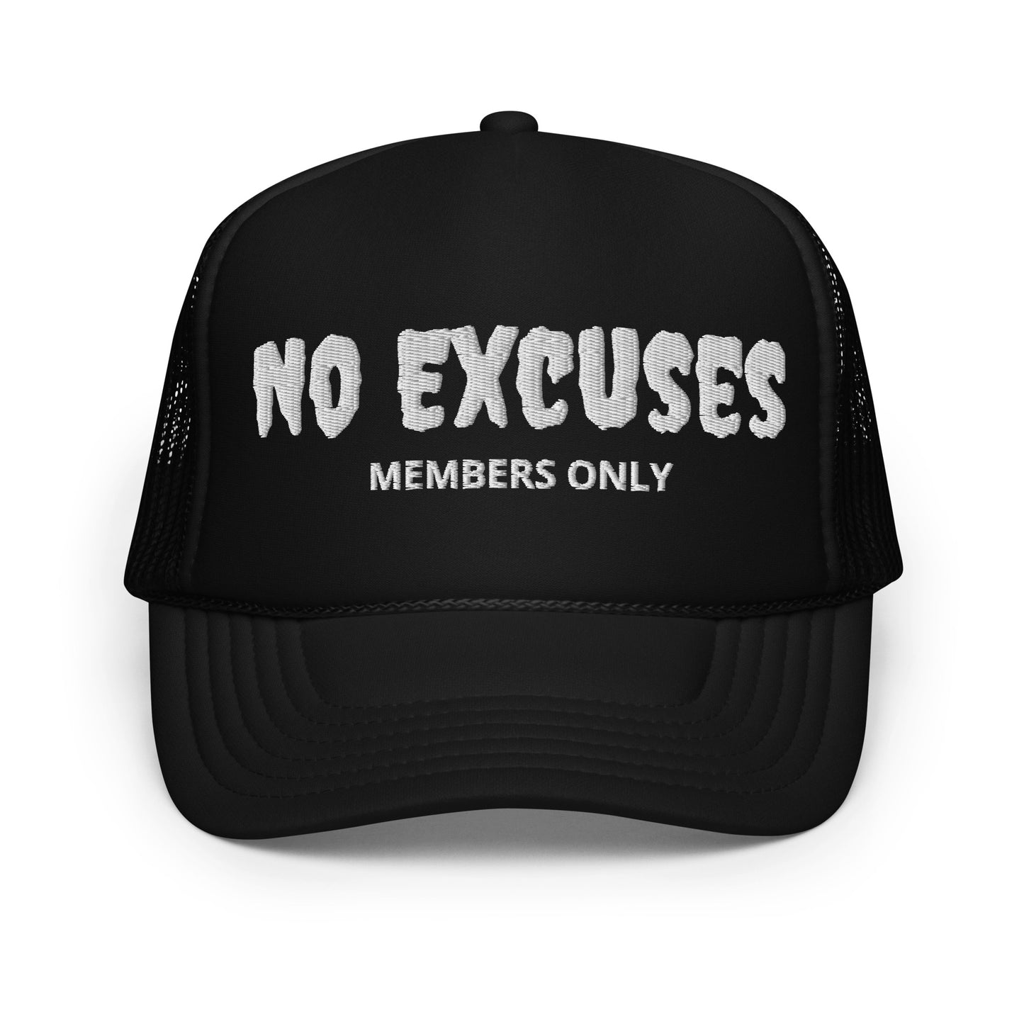 No Excuses Trucker hat