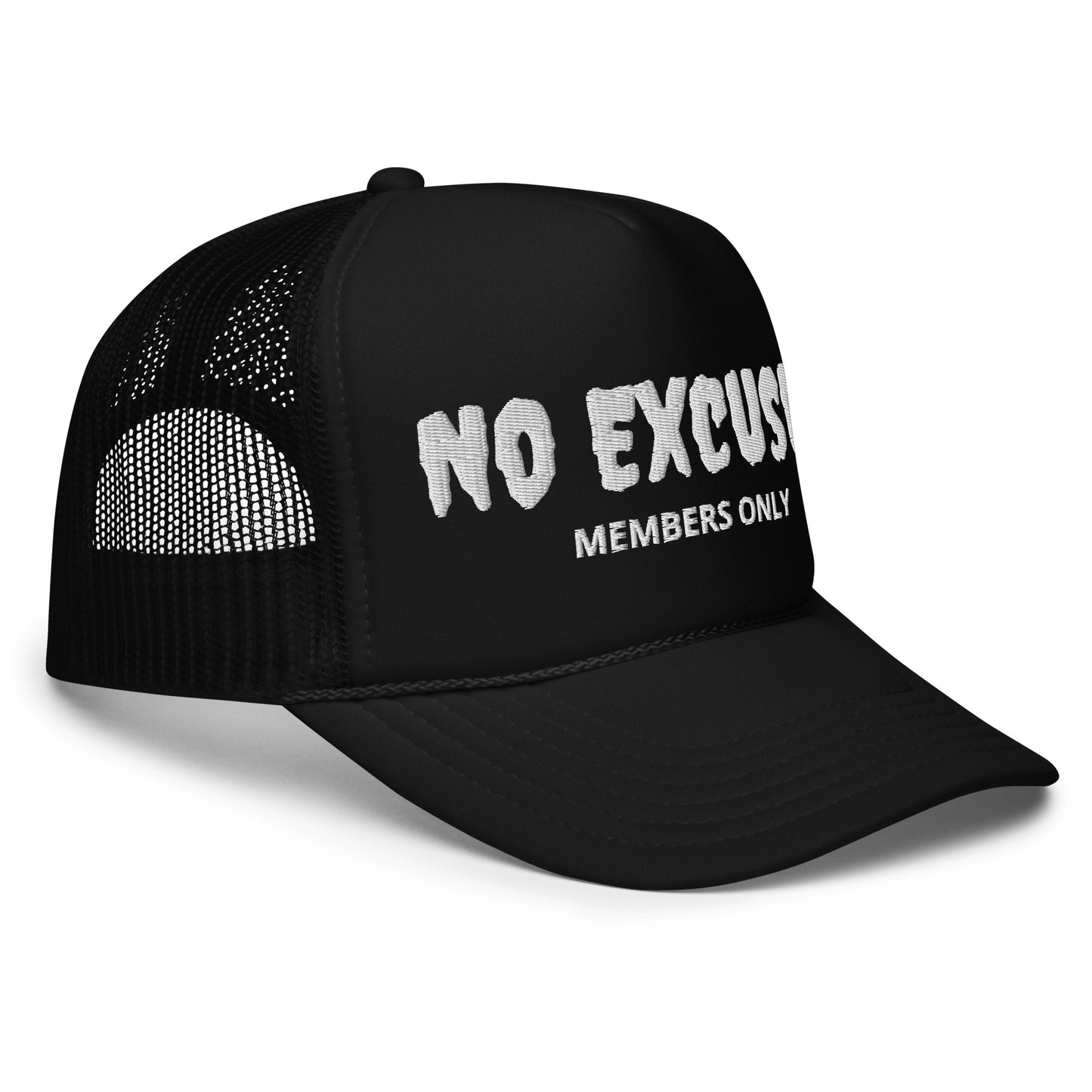 No Excuses Trucker hat