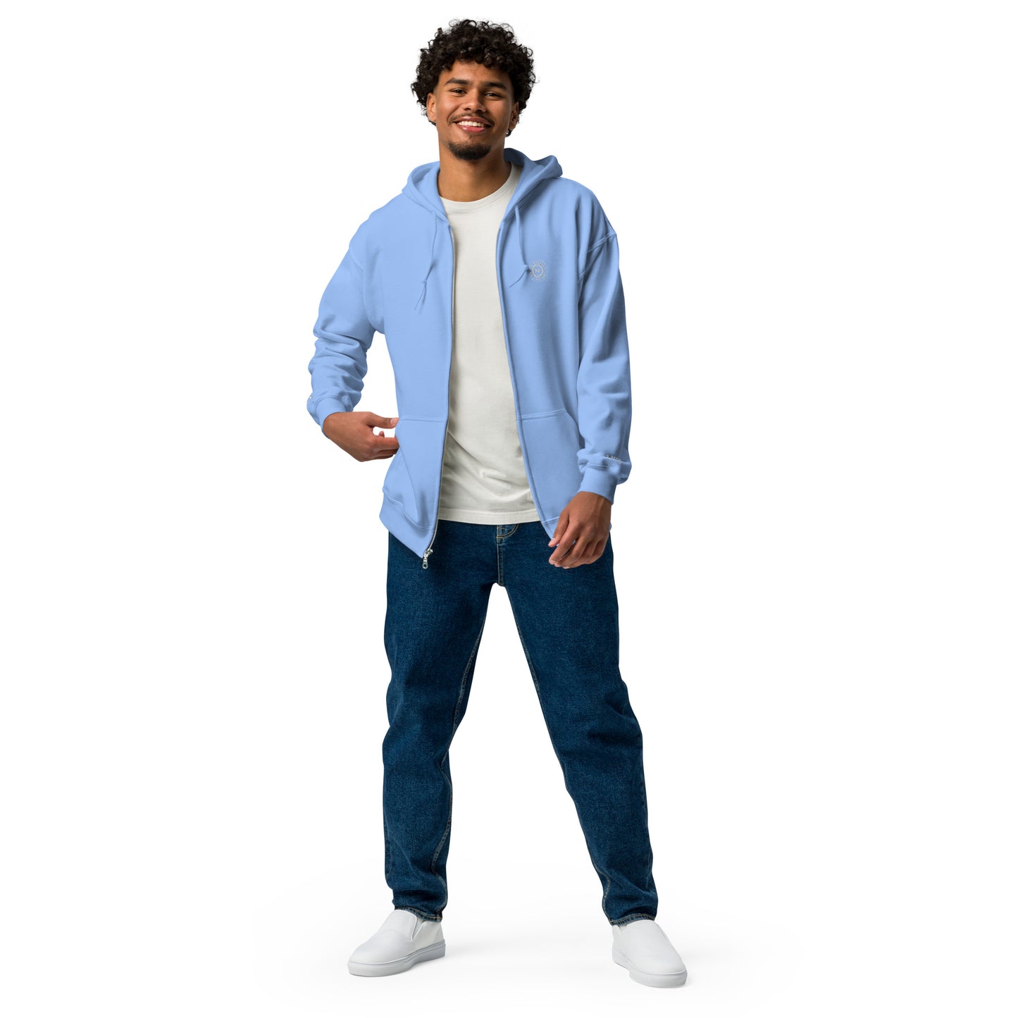 "Winter Blu" No Excuses Zip Hoodie