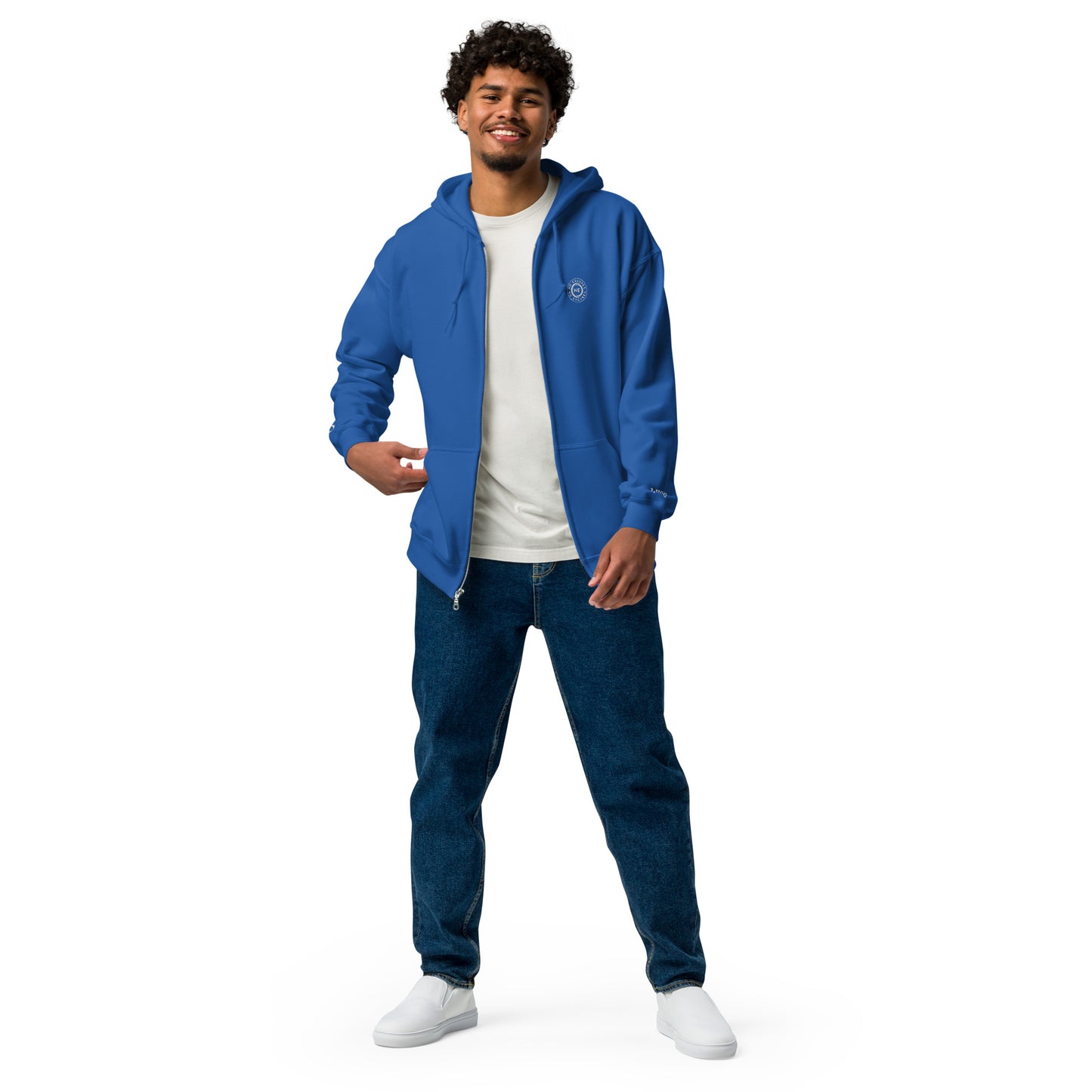 "Winter Blu" No Excuses Zip Hoodie